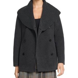 Theory Shawl Collar Cashmere Blend Peacoat medium